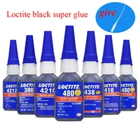 Black Super Glue Loctite 480 438 410 380 4210 Rubber Glue Resist Peeling Impact Resistant Moisture Heat Fill Gap Repair Tire