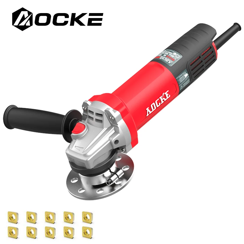 Фото AOCKE AX1019 Высокая мощность 1020 Вт Портативная металлическая электрическая машина для снятия фаски с угловым лезвием C №1
