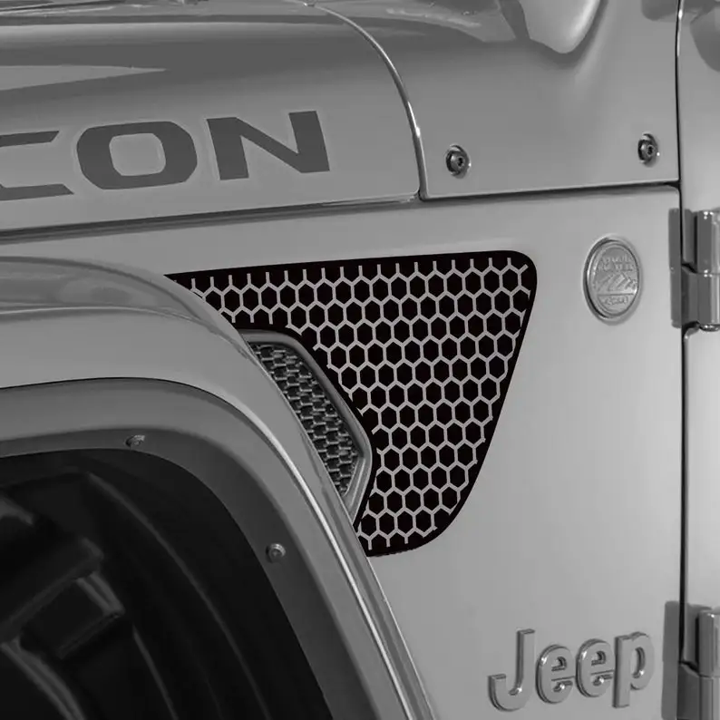 

2018-2021 Jeep JL Wrangler, наклейка на вентиляционное отверстие крыла | Jeep JL | Гладиатор 2019-2021 | Графика крыла | Наклейки На Jeep | Покрытие на вентиляционно...