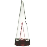 glass wine decanter fast waterfall pyramid whiskey seperator hand made divider wine accessories bar tools