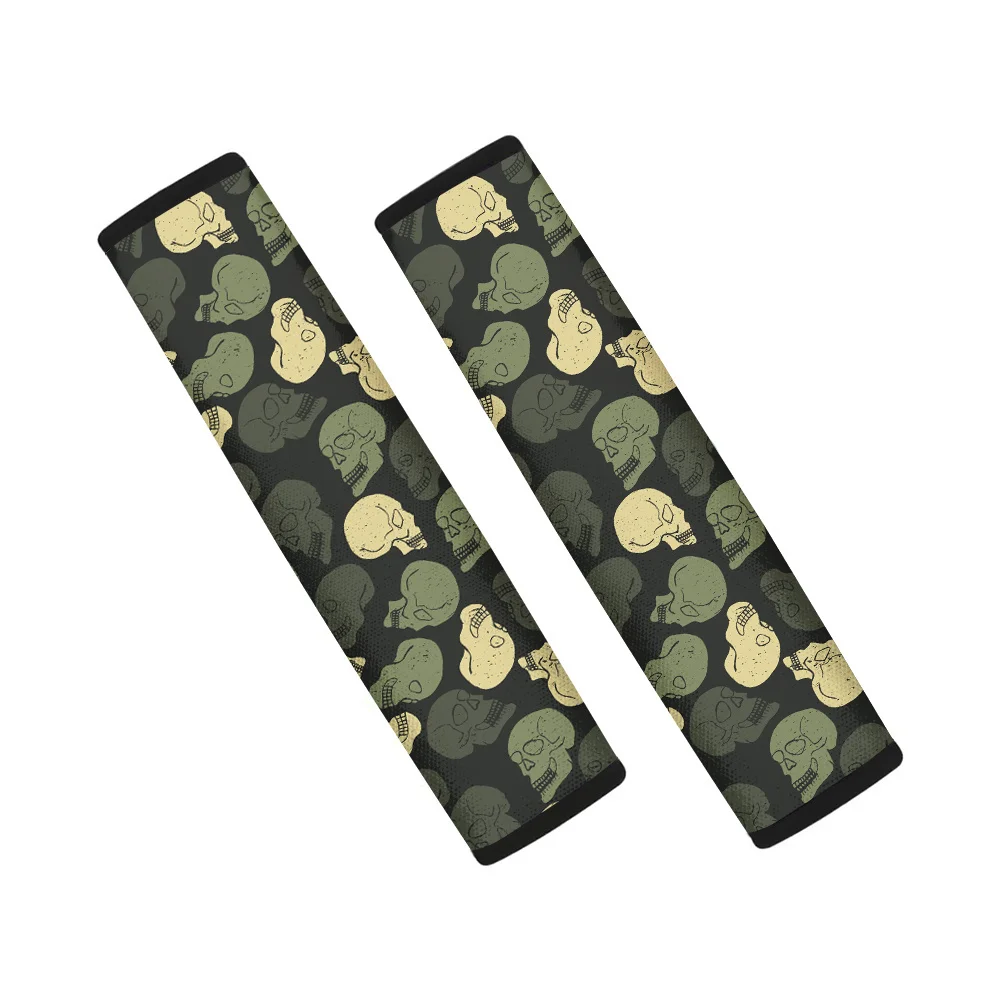 

Чехол для автомобильного ремня безопасности INSTANTARTS, крутой Камуфляжный дизайн, защита шеи и плеч от ремня безопасности, легко чистится