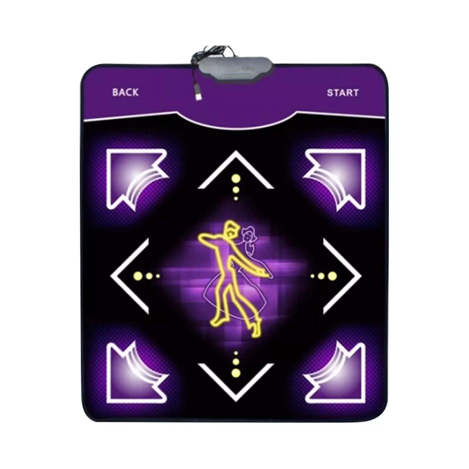 

Home Sensitive Revolution Mat Non Slip Step Blanket Dance Pad Fitness For PC Laptop USB Interface Video Game Single Players PVC