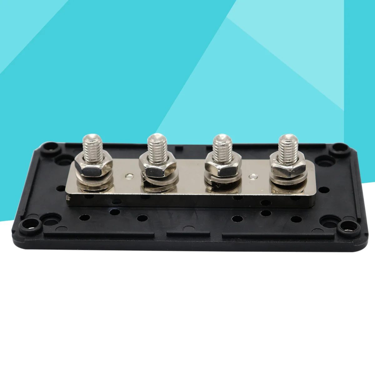 

1 PC 300A Heavy Duty DC 48V 4 M8 Terminal Studs Bus Distribution Box Block for Boat Yacht Car