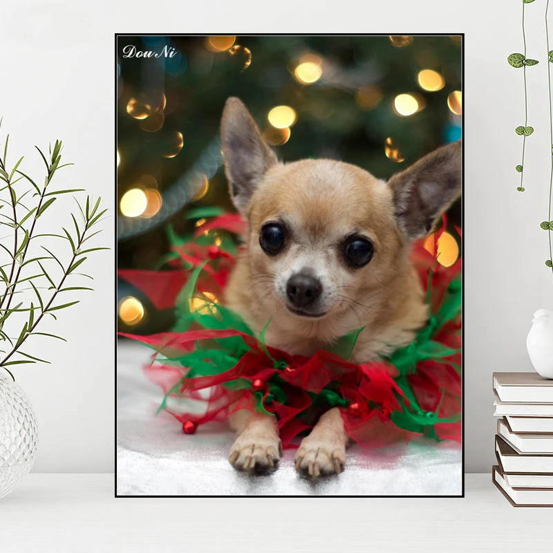 Бриллиантовая живопись наборы для рисования маленькие животные настенное