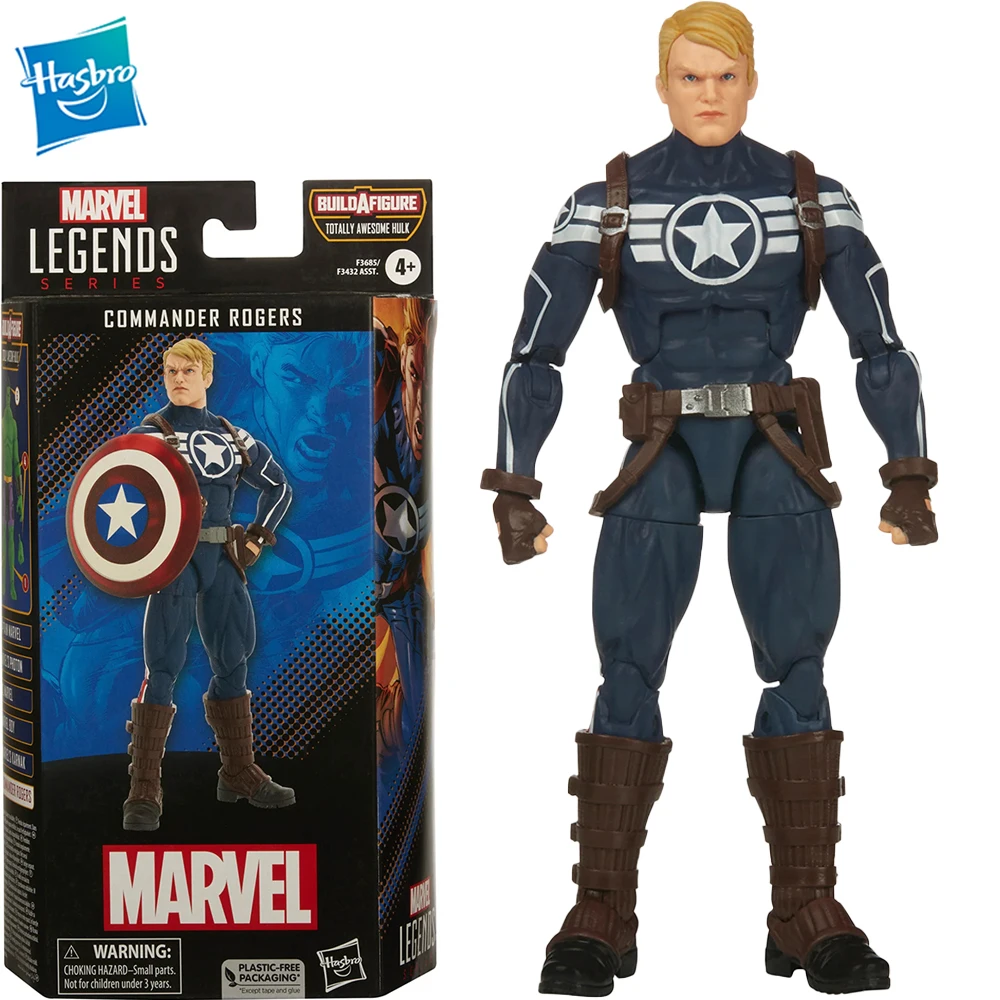 

[In Stock] Hasbro Marvel Legends Series Comics Commander Rogers No Build-A-Figure Part 6-Inch Action Model Toy Gift F3685