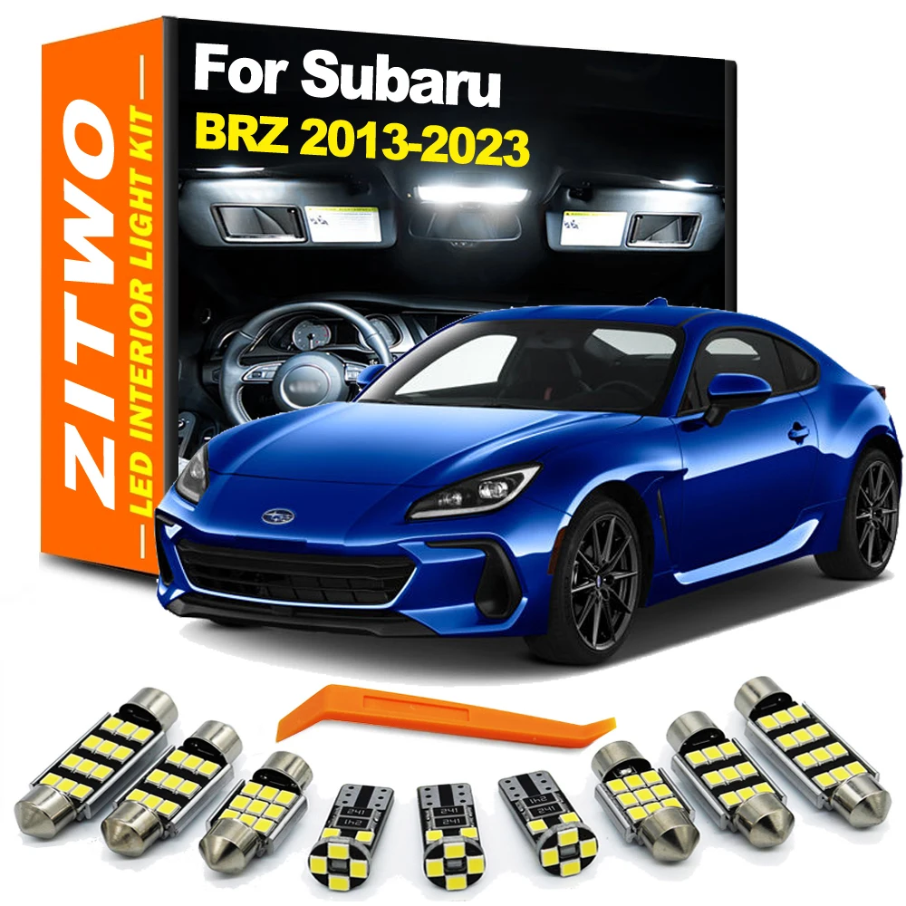 

Элегантные детали для подсветки номерного знака, 11 шт., для Subaru BRZ 2013 - 2018 2019 2020 2021 2022 2023