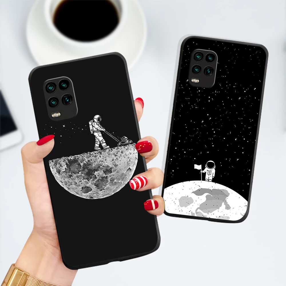 

Space Planet Astronaut Stars Moon phone case for xiaomi redmi mi note 7 8 9 9t 9a 9c 10 10s 11 11t 12 k40 a t c pro ultra 4g 5g