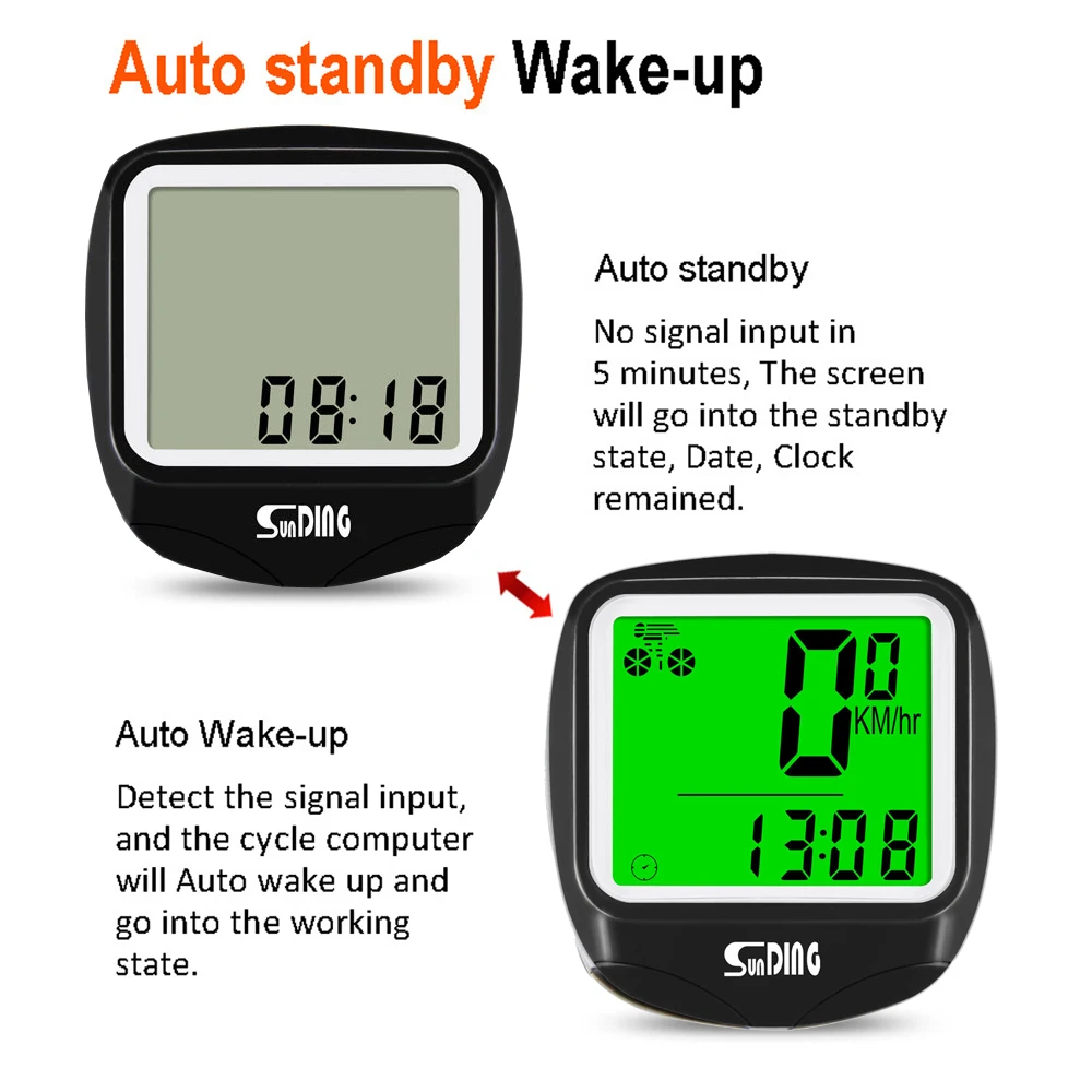 Портативный компьютер велосипедный спидометр ЖК-дисплей стабильный одометр