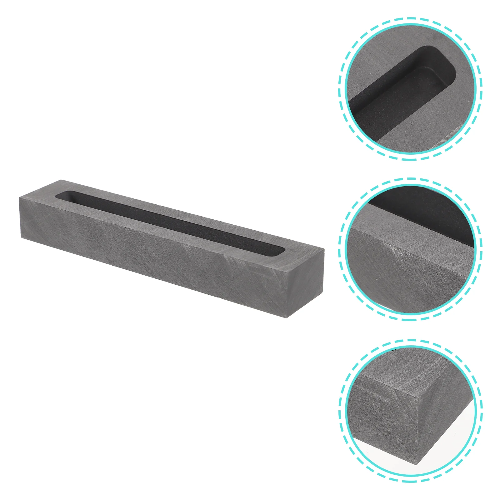 

Creative Premium Ingot Mold DIY Mold Melting Silver Mold for Craft