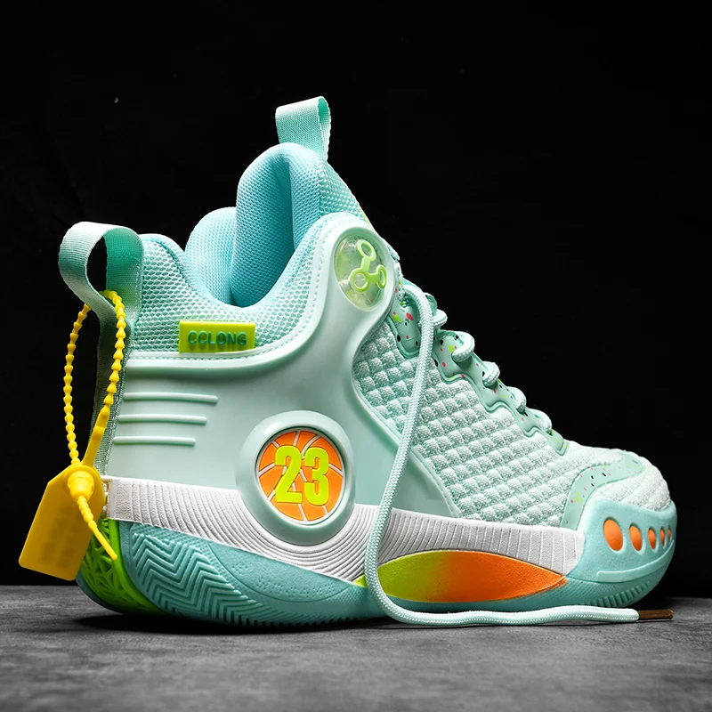 High-quality net surface breathable basketball shoes youth basketball shoes outdoor hiking sneakers