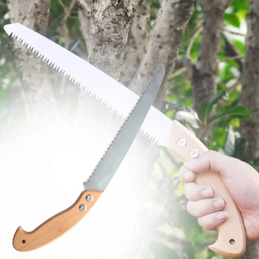 

Pruning Saw Manganese Steel Blade 3 Cutting Edges Coarse-toothed Hand Saw For Cutting Branches Fruit Trees Pruning Tools