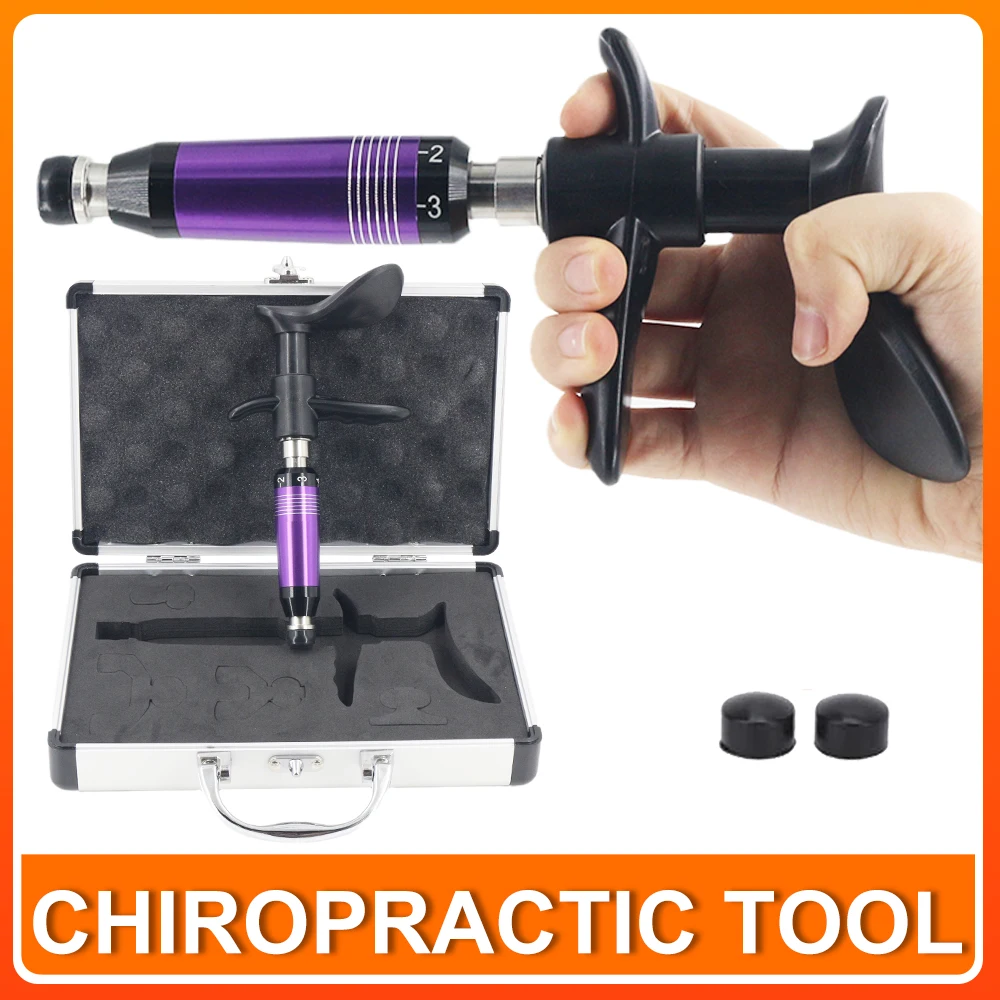 

New Manual Chiropractic Adjusting Tool Correction Gun Massage Instrument Muscle Pain Relief Lumbar Syndrome Single Head Massager