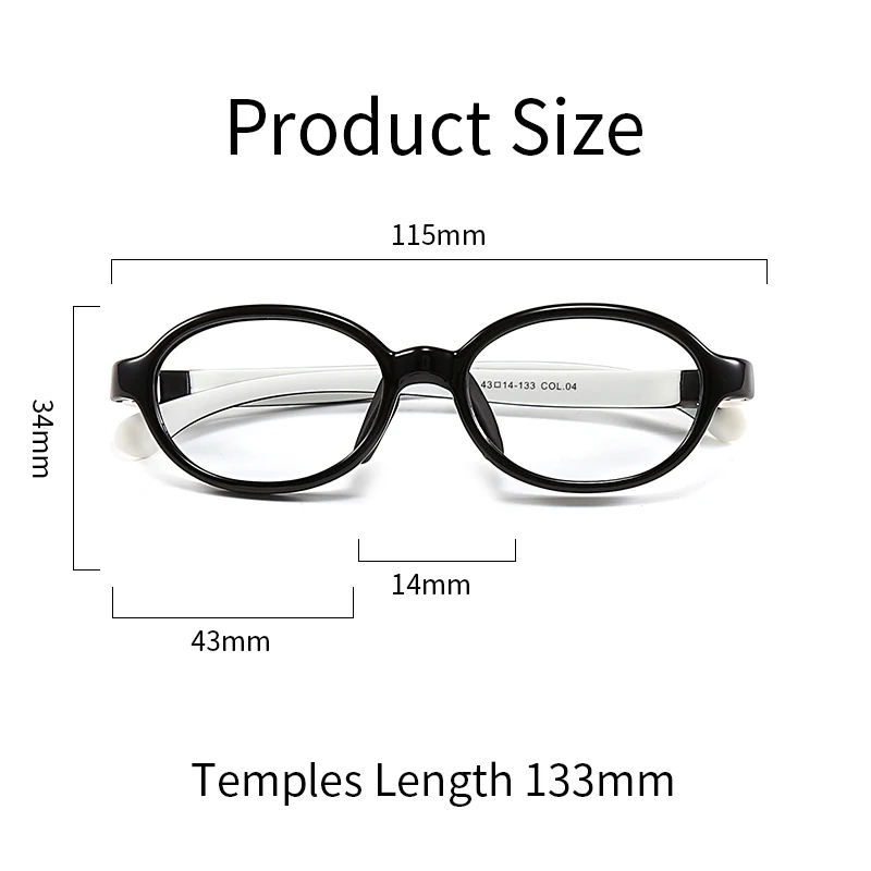 Оправа для очков Xbora мальчиков и девочек ультратонкие гибкие оптические