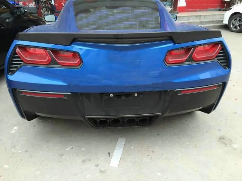 Z51 углеродного волокна спойлер на задний багажник крыло козырек загрузки с