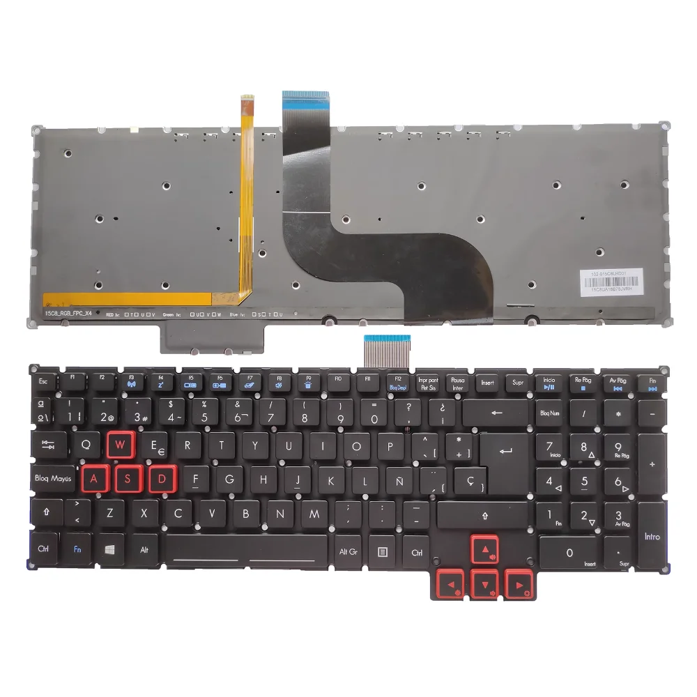 Клавиатура для ноутбука US Acer Predator 17 15 дюймов