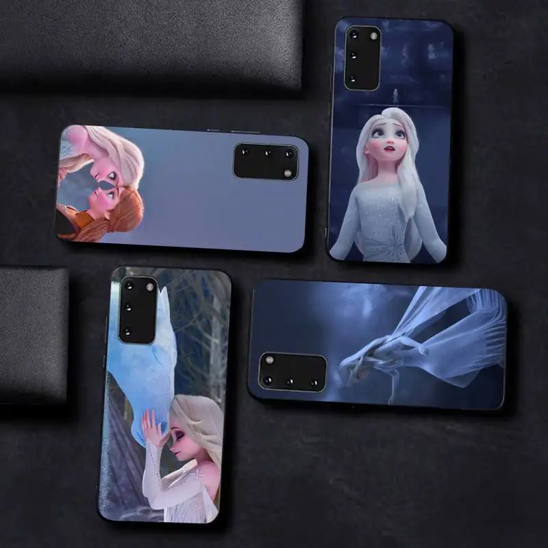 

Disney Snow Queen Elsa And Anna Princess Phone Case For Samsung Galaxy S 20lite S21 S21ULTRA s20 s20plus S21plus 20UlTRA