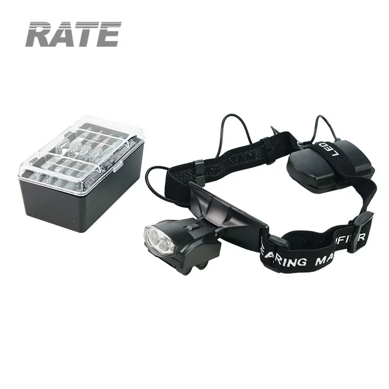 Фото Многофункциональные хирургические стоматологические лупы 1.0x~6.0x с 2 LED-подсветками и 5 сменными линзами №2