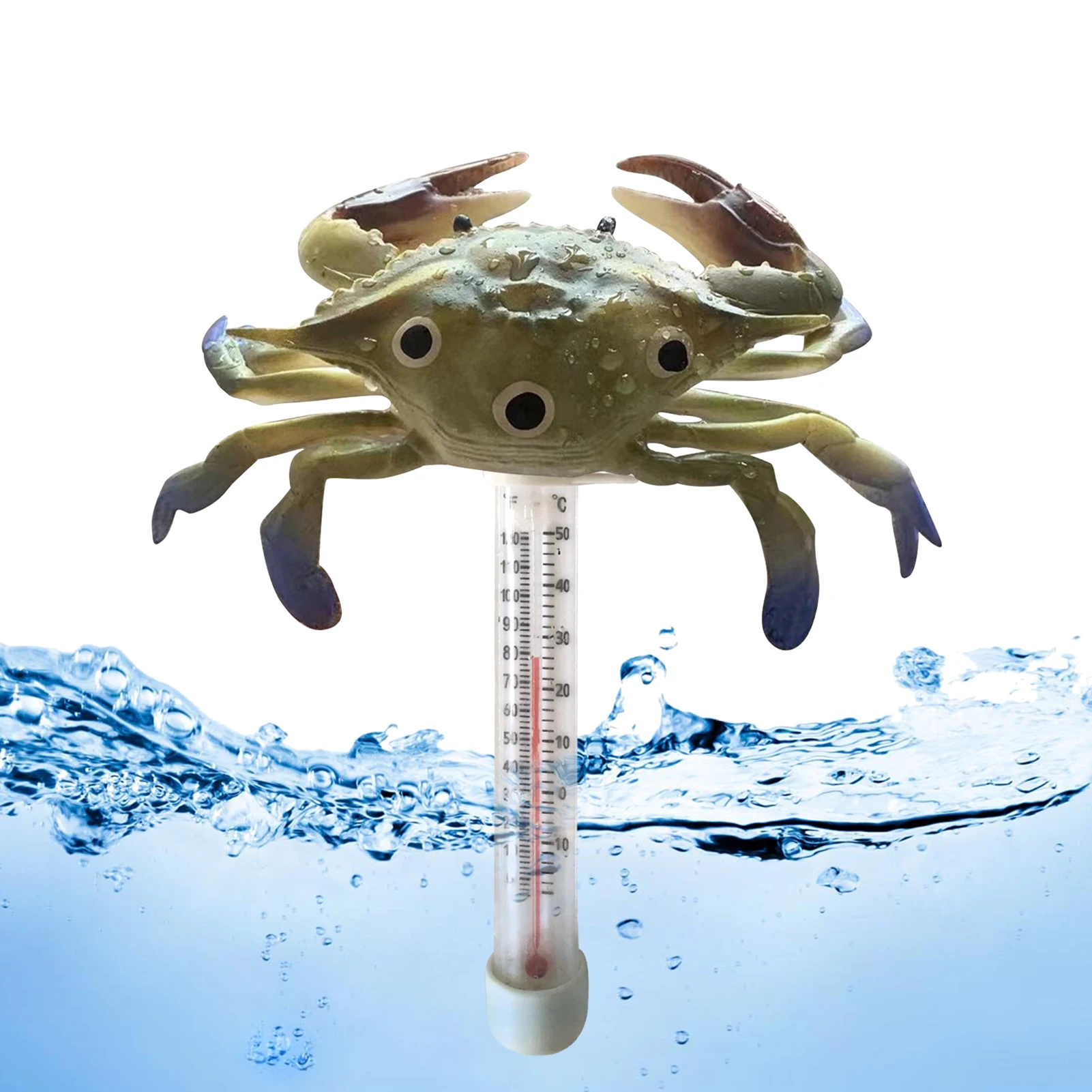 

Термометр для бассейна, плавающая лягушка, термометр для бассейна, легко читаемый для плавания в помещении и на открытом воздухе