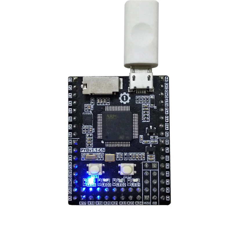 Плата для разработки pyboard STM32F405, комплект для программирования встраиваемых микроконтроллеров, совместимый с MicroPython (art.: 3920d80e6e419) - 3920d80e6e419