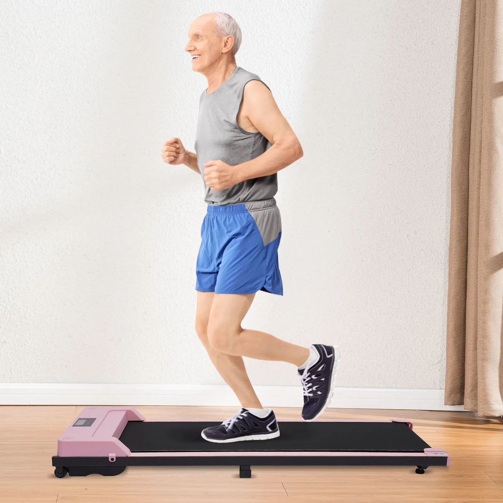 

Folding Treadmill Electric With Remote Running Fitness Jogging Machine For Home