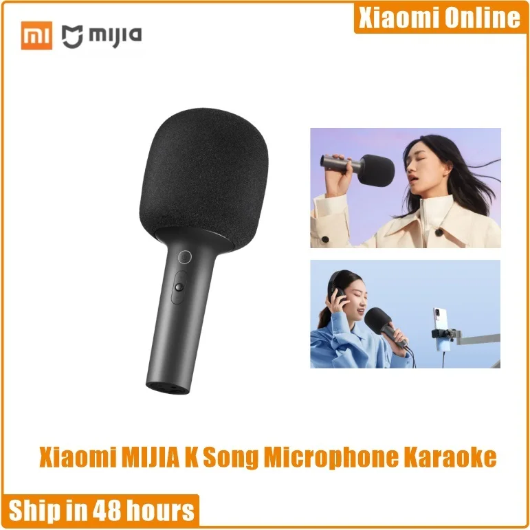 

2021 Xiaomi MIJIA K Song Microphone Karaoke Bluetooth 5.1 Connected Stereo Sound DSP Chip Noise Cancellation 2500mAh Battery