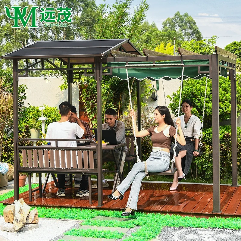 

Yuanmao outdoor single grape trellis pavilion tent courtyard climbing vine frame swing villa courtyard sunshade pavilion