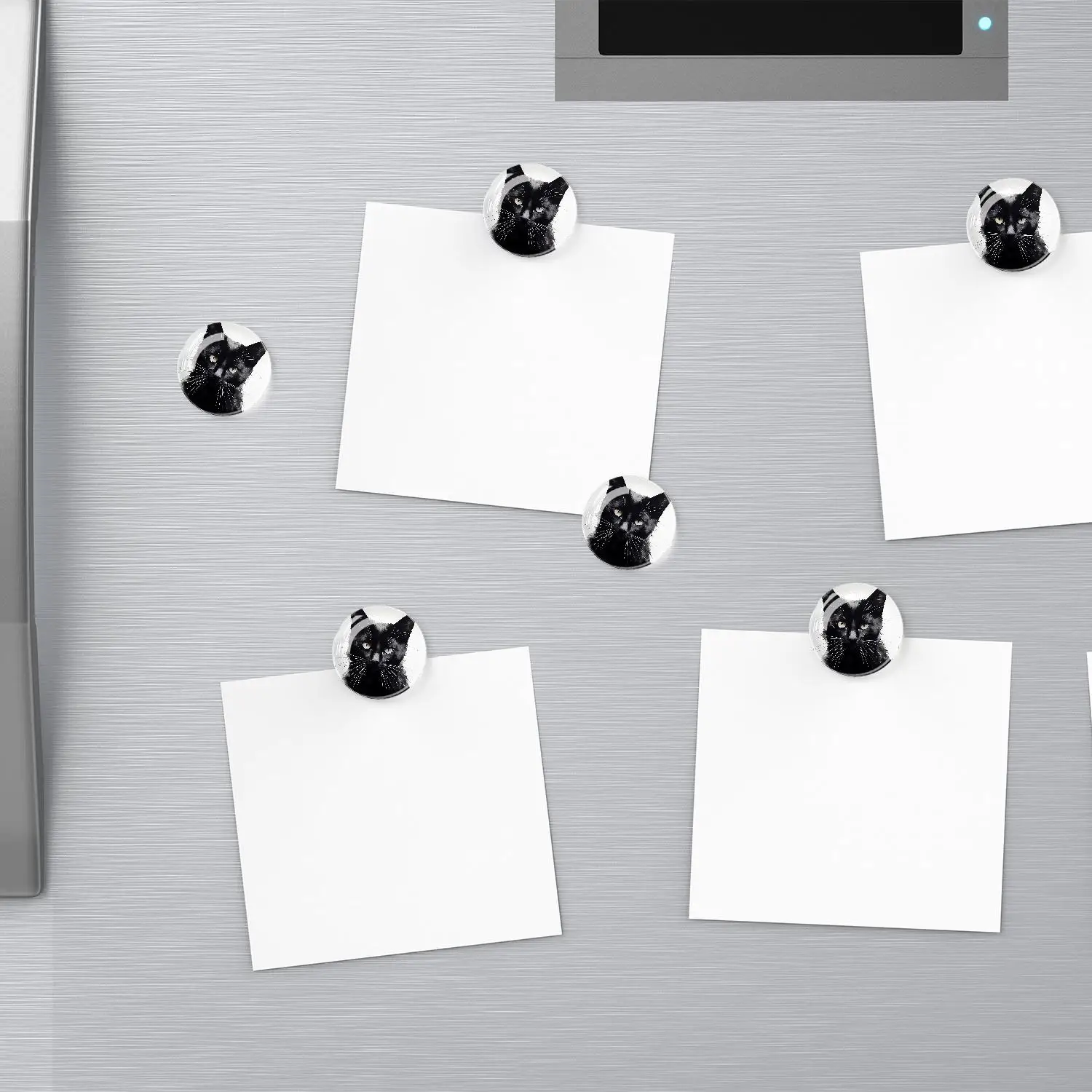 6 магнитов милые магниты на холодильник сверхпрочные пантера животных черный