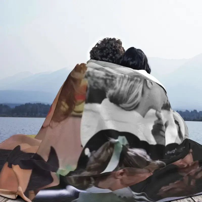 Одеяло шерстяное теплое для дома 80-70 лет