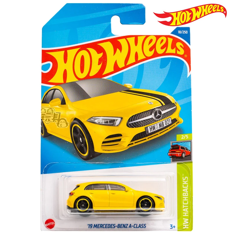 

Hot Wheels Automobile Series HW HATCHBACKS 19 MERCEDES-BENZ A-CLASS 1/64 Metal Cast Model Collection Toy Vehicles