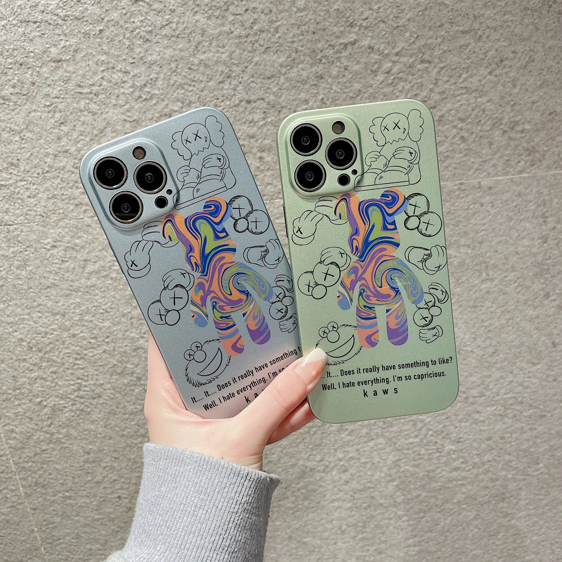 

Electroplating Line Tide Plate Bear Case Cover for IPhone 7 8 Plus 11 12 13 Pro X XR XS Max Shockproof Case for IPhone 13 Cases