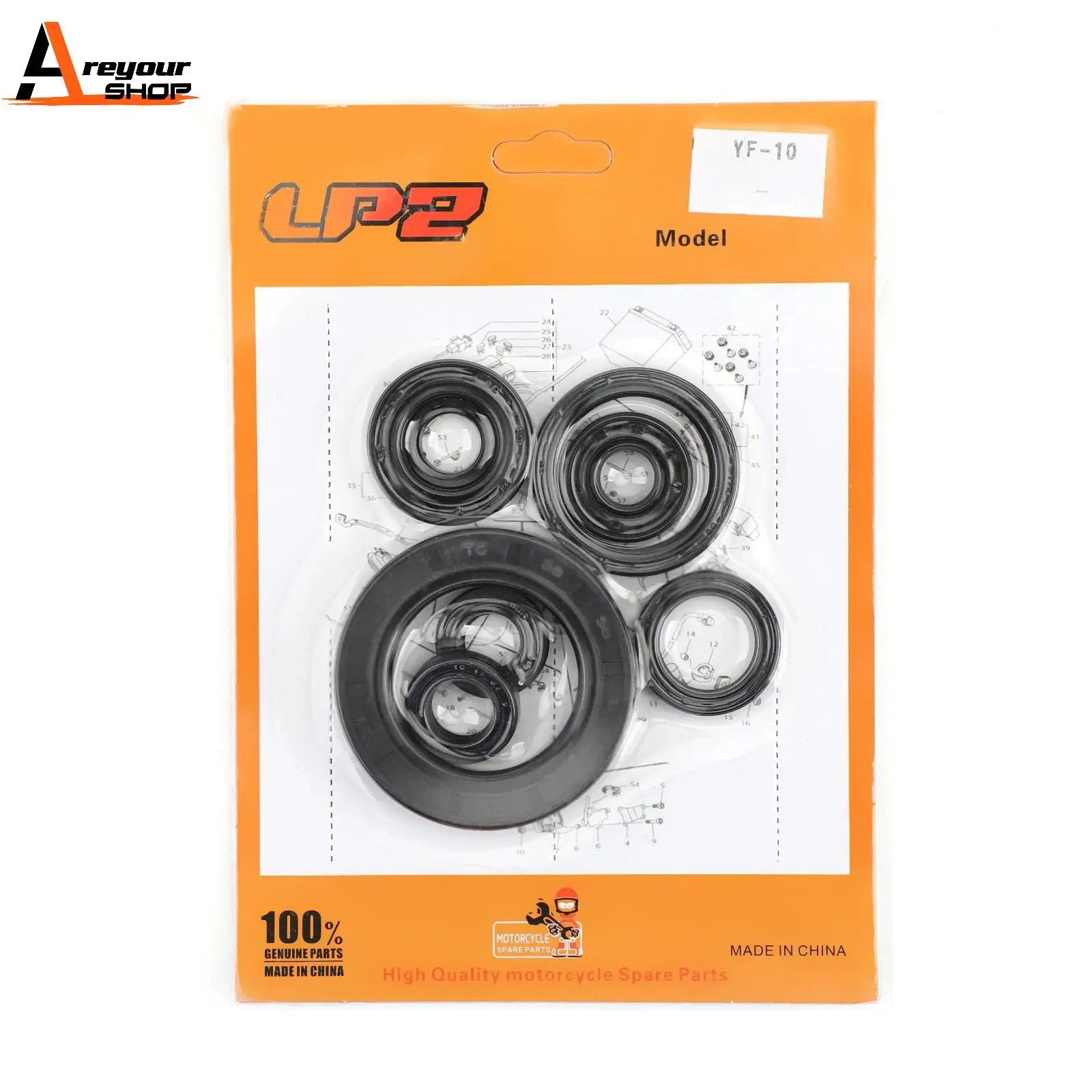 

Areyourshop 8 шт. для Honda CR250R 1988 CR250R CR 250 R 1989-1991 CR500R CR 500R 1989-2001 2000 полный комплект сальник двигателя
