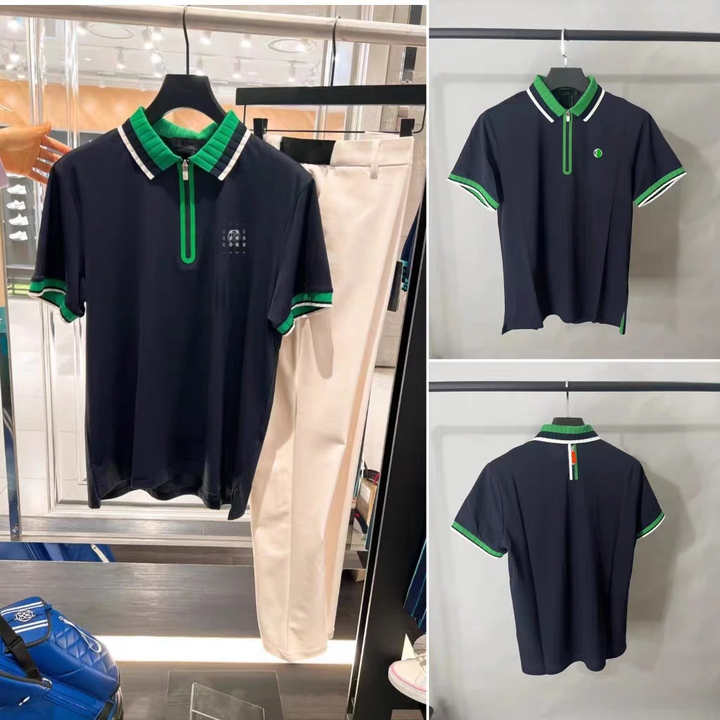 

Новинка 2023, одежда для гольфа, мужская летняя футболка с коротким рукавом, новинка, Спортивная дышащая быстросохнущая рубашка-поло