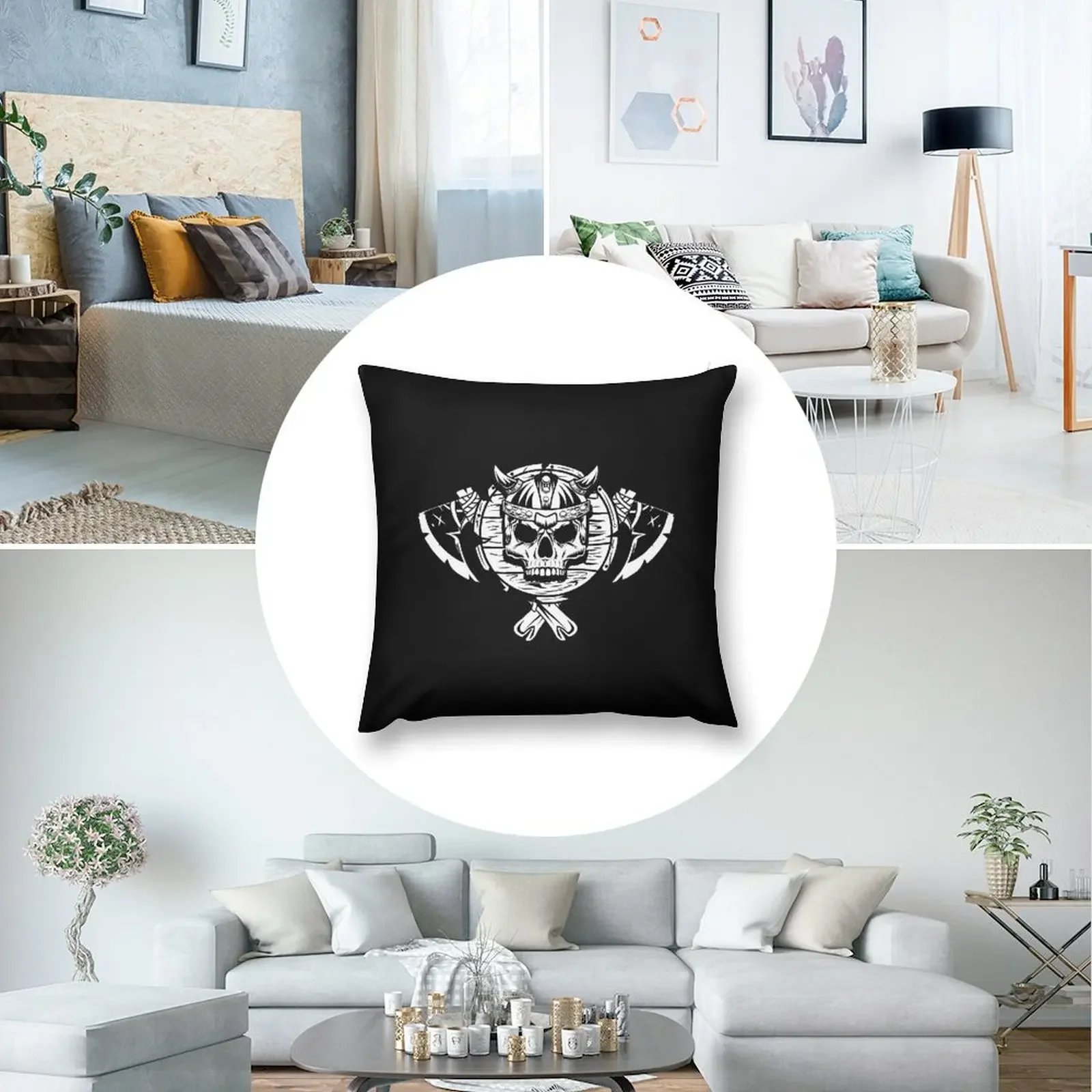 Подушка с черепом Wiking чехлы для подушек гостиной роскошные диванные подушки