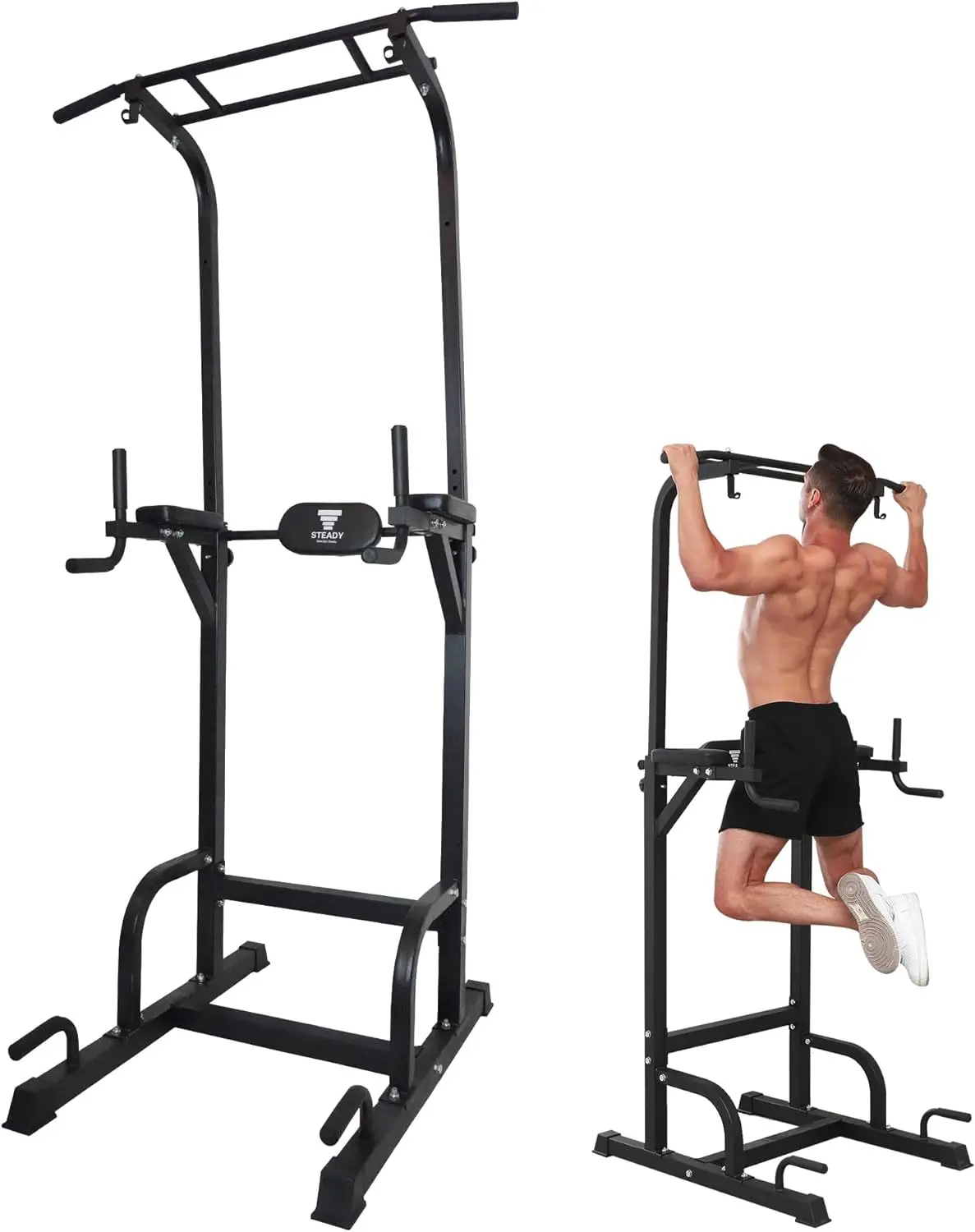 

Power Dip Station/Stand Pull Up for Home Gym, Max Load 330lbs