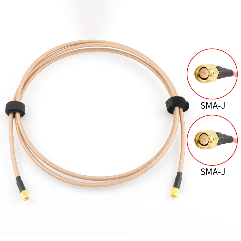 

PURELIN RG142 SMA Male plug to SMA Male plug Straight Connector RF Coaxial Jumper Pigtail Cable Free Ship