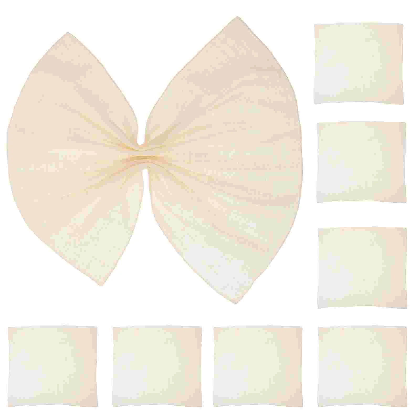 

10 Pcs Weddings Party Napkins Comfortable Decoration Kitchen Dinner Cloth Japanese-style