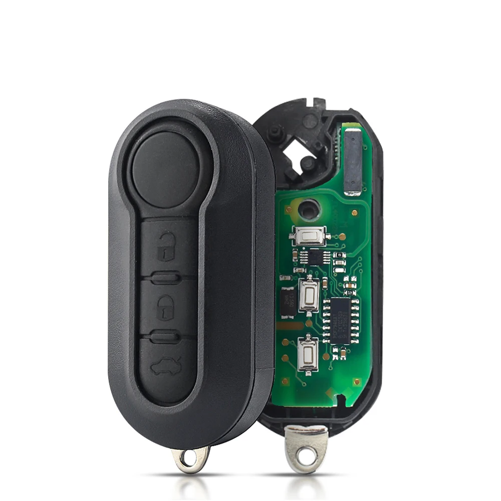 

KEYYOU Smart дистанционный ключ-брелок от машины 433 МГц PCF7946 для Fiat 500L MPV Ducato Citroen Jumper Peugeot Boxer Marelli / Delphi BSI System