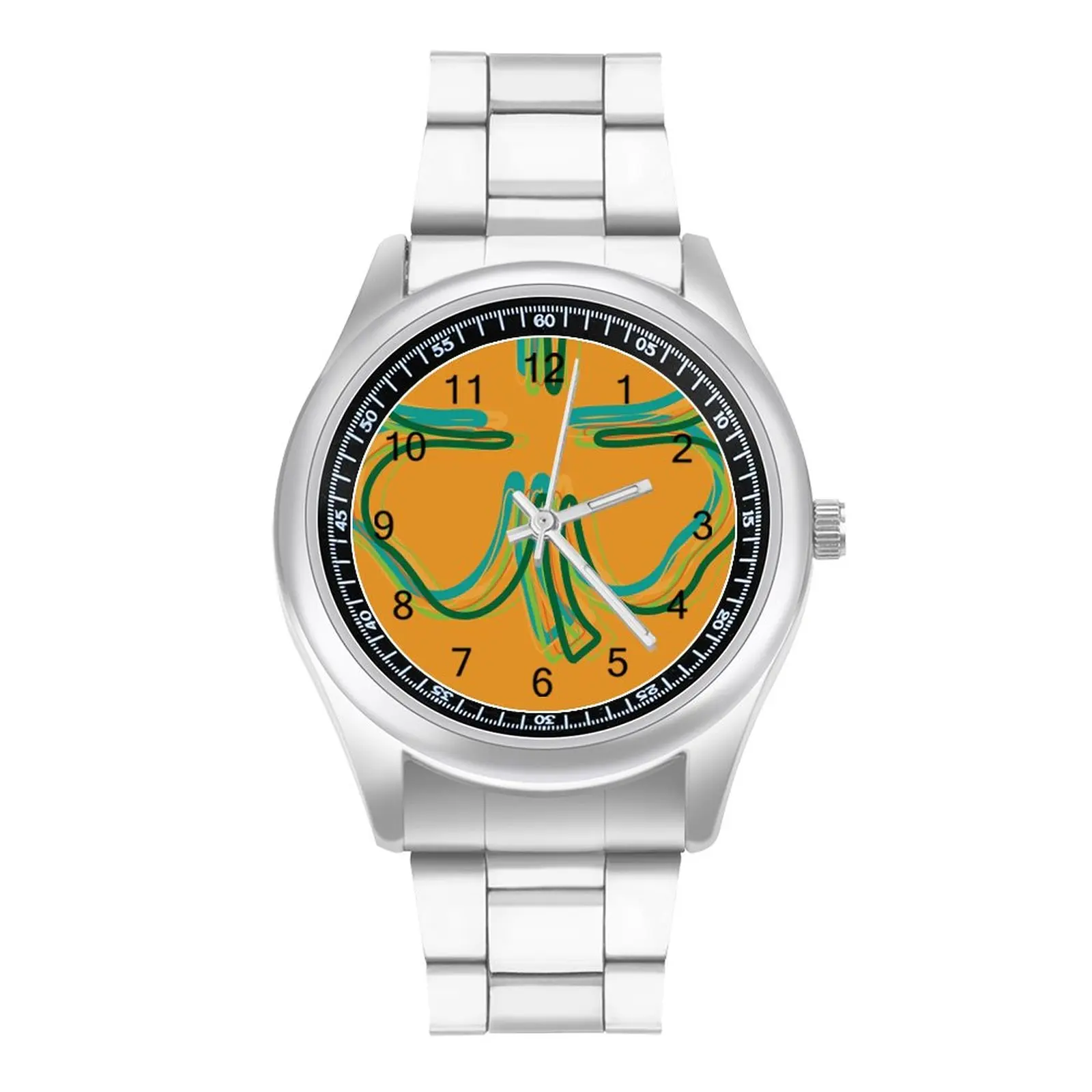 

Наручные часы женские, кварцевые, стальные, с эффектом размытия