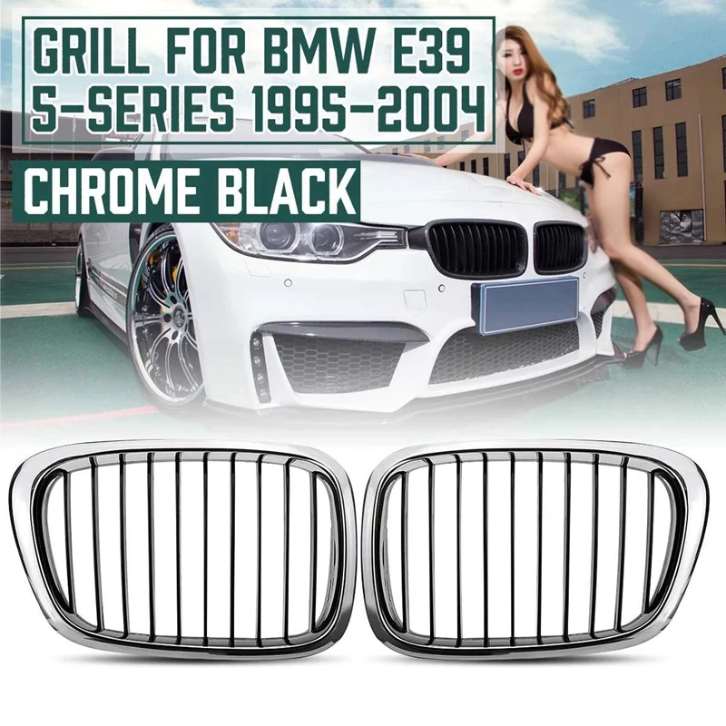 

Решетка для радиатора для автомобиля BMW E39 5 Series 525I 530I 540I 1995-2004, 2 шт.