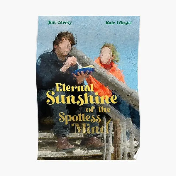 

Плакат с изображением вечного солнечного света бесзлого разума, художественная роспись, Современная винтажная живопись для дома, смешное украшение, Декор без рамки