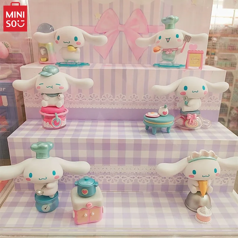 MINISO Cinnamoroll серии кабины для приготовления пищи шторка кавайное настольное