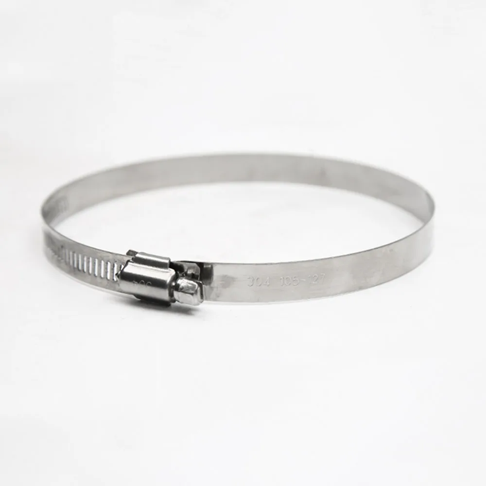 1 шт./лот большой размер из нержавеющей стали 304 червячный привод зажим для шланга высокой степени очистки-зажимы для топливной трубки воды