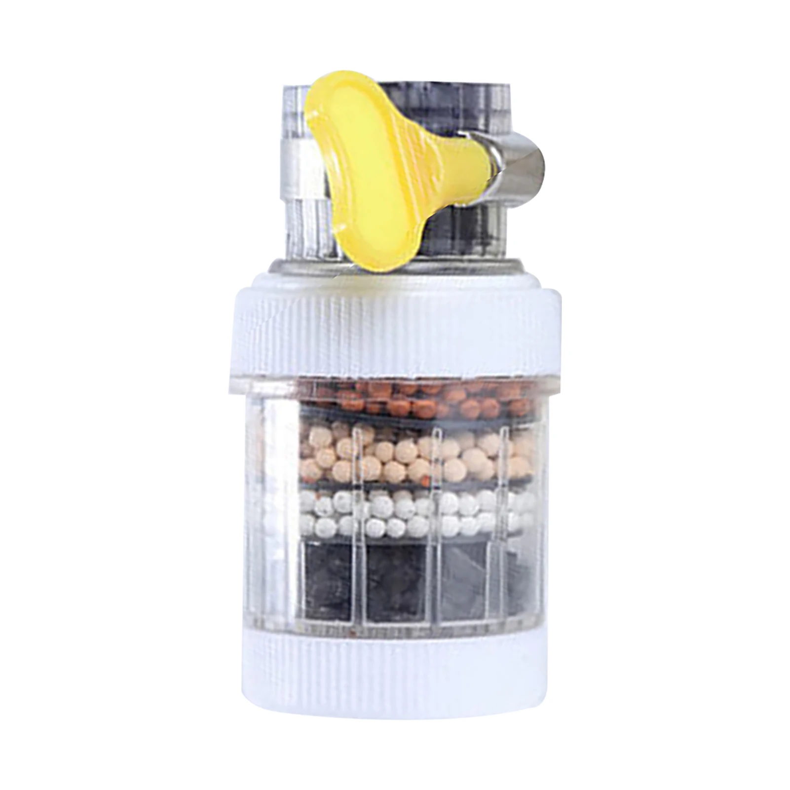 

Shower Household Tap Faucet Filter Bubbler Basin Nozzle Activated Carbon Water Purifier Accessories Kitchen Bathroom 6 Layers