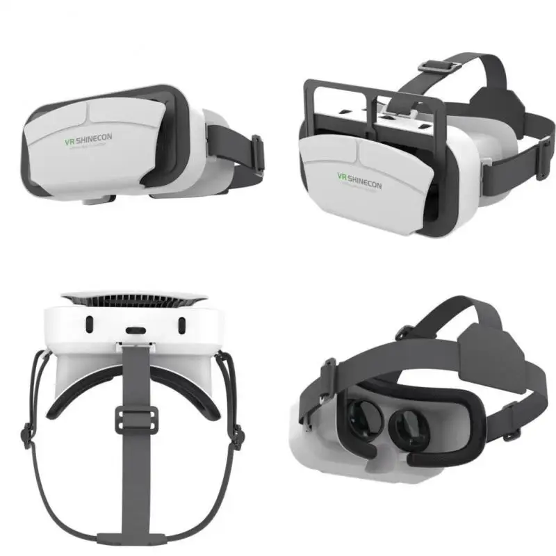 

Stereo Helmet Headset Vr Virtual Reality 3d Glasses Vr Headset 3d Virtual World G12 Vr Glasses For Ios Android Smartphone