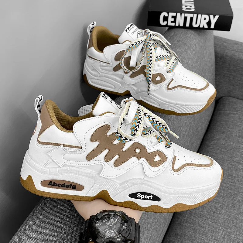 

Модная брендовая мужская обувь, Молодежная Спортивная обувь для досуга, повседневные кроссовки, мужская Студенческая обувь, дизайнерская обувь для мужчин