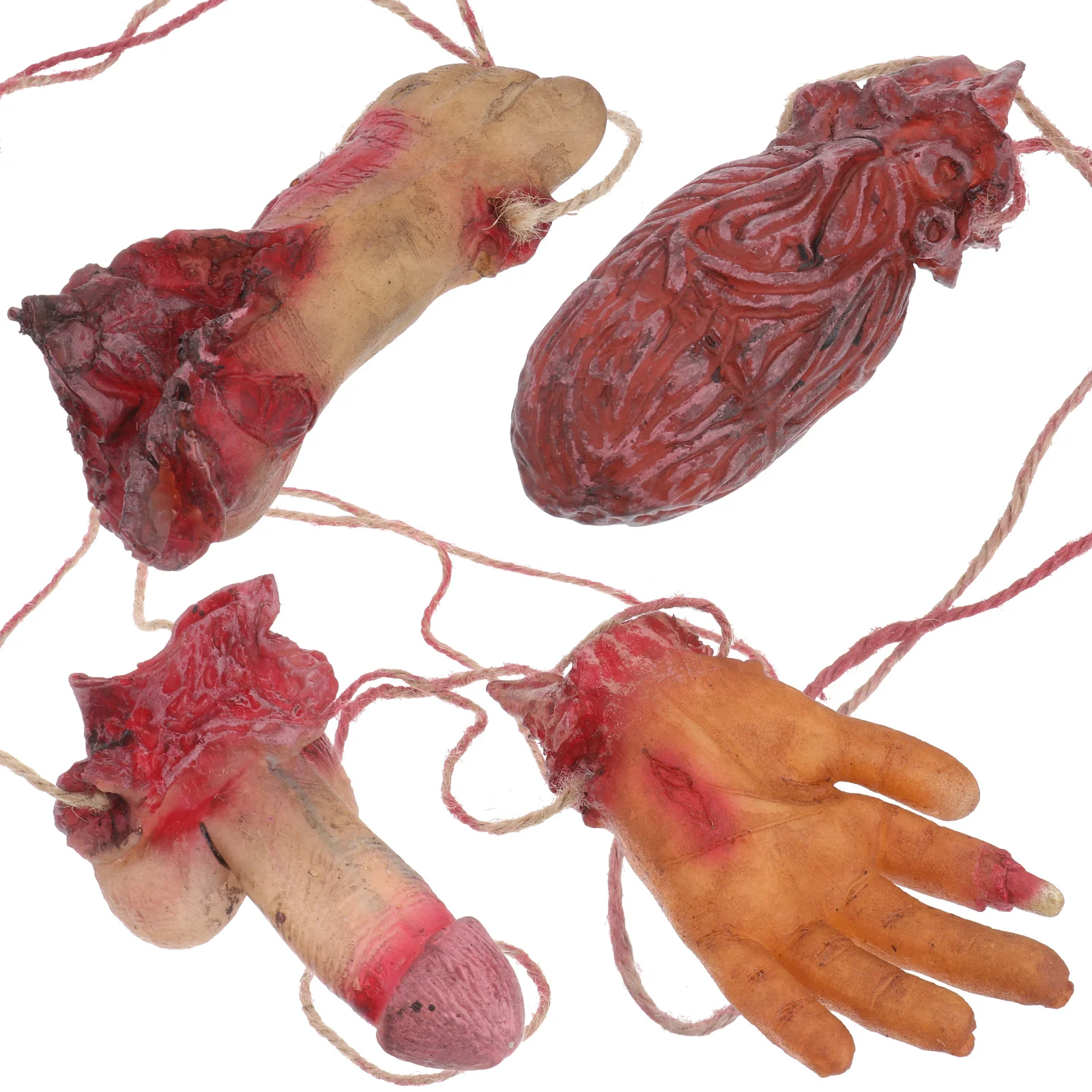 4 шт. кулон сломанные руки ноги подвесная цепочка основы искусственная эмульсия