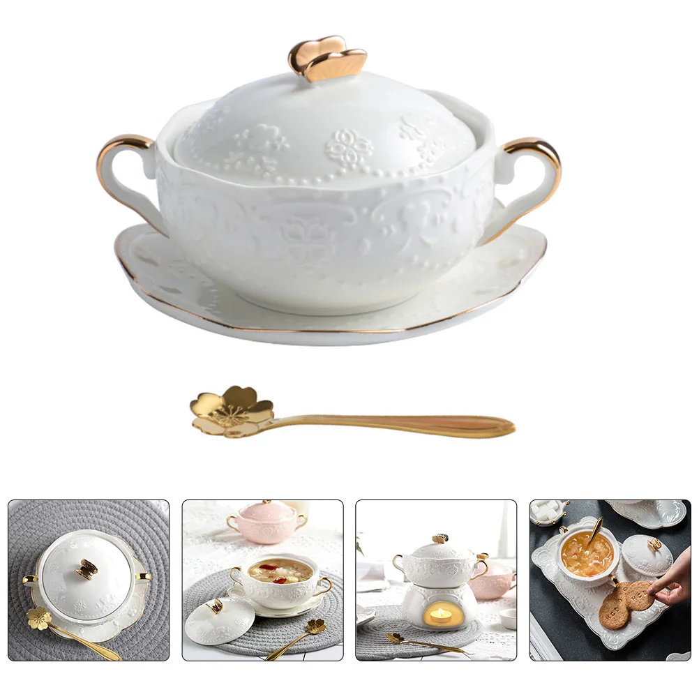 

Bird's Nest Bowl Kids Spoons Ice Cream Cups Small Dessert Bowls Sippy Cup Ramekins Bowls Ceramics Breakfast Container Child