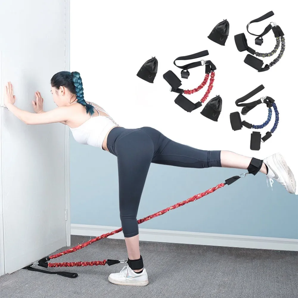 

Booty Gym Home Training Strengthen Machine Fitness Power System Workout Band Hip Pull Cable Leg Belt Resistance Equipment Rope