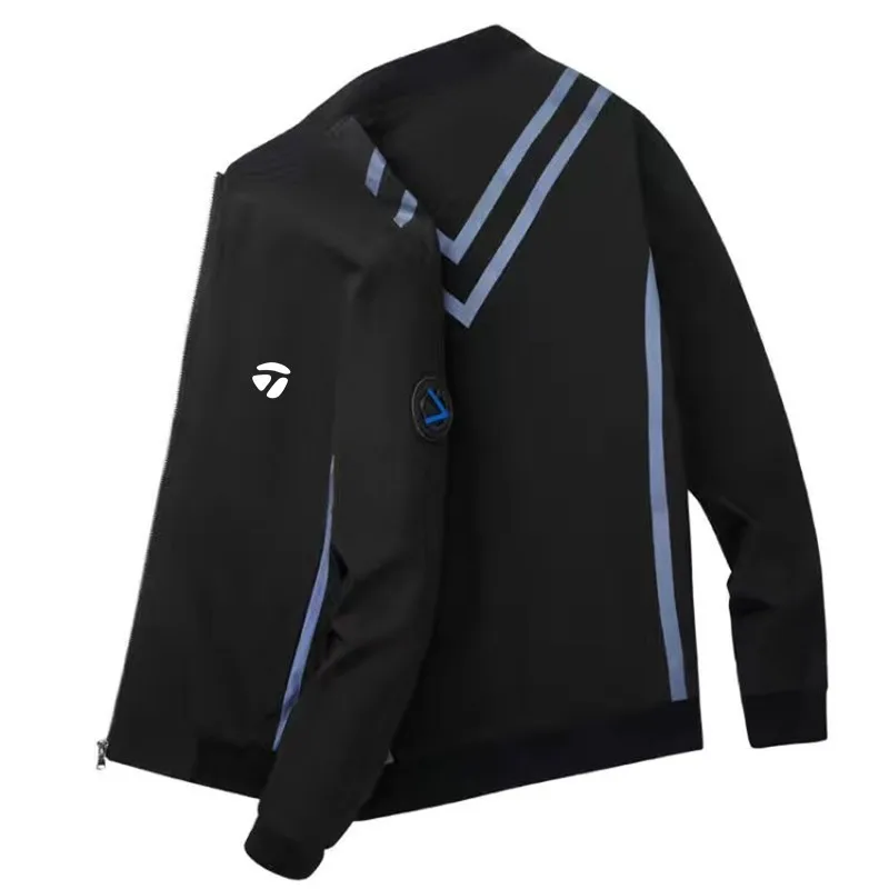 Plus Size M-5 6 7 8XL Men Golf Wear Jacket Autumn Sports Coat Korea Fashion loose Bomber Jacket Men Casual Golf Best Men Apparel