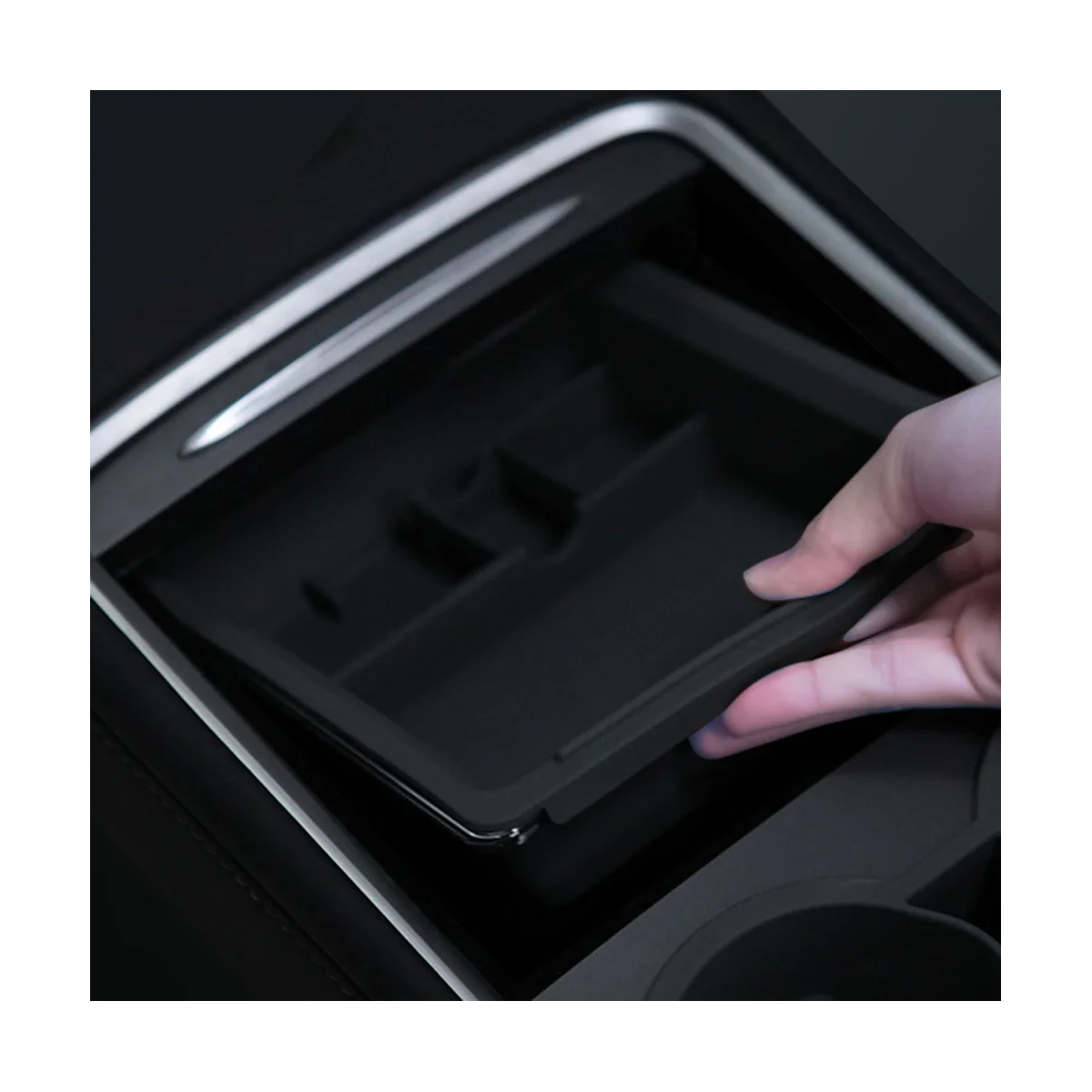 Синий органайзер для центральной консоли центральный подлокотник ящик хранения